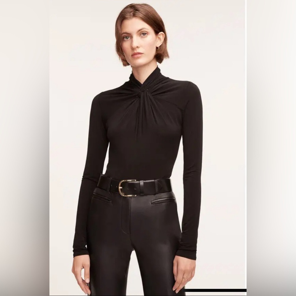 Rebecca Taylor womens Knot Front bodysuit